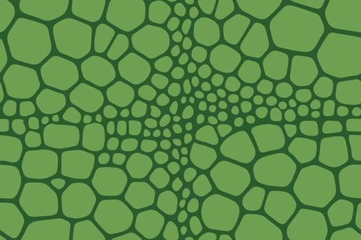 Seamless iguana Skin Inspired Green Reptile Scale Texture vector