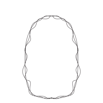 Aesthetic Line frame illustration png
