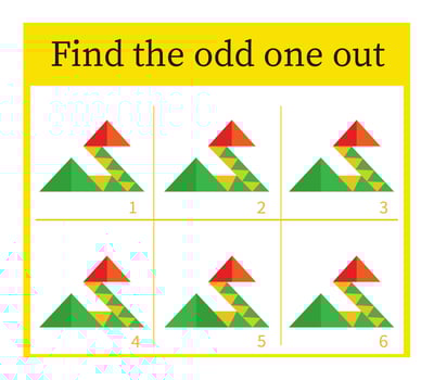 Puzzle game for kids. Task for development of attention and logic. Cartoon bird. vector
