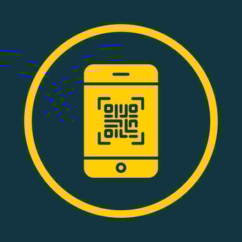 Scanning App trendy art design comely amazing design colorful useful illustration vector
