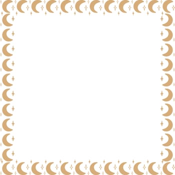 Witchcraft frame. celestial prediction eye template for your text. Eye of Providence vector