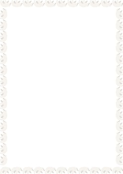 Arctic bear, polar bear frame. Nursery simple art design with empty space for your text. Baby shower design vector
