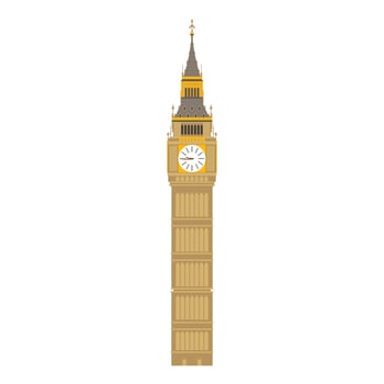 Big ben isolated vector