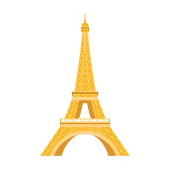 Eiffel tower isolated vector