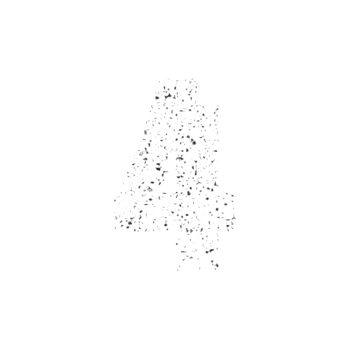 Textured black digit four abstract symbol png