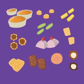Traditional Fruits From Indonesia vector