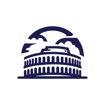 Colosseum Logo for sale vector