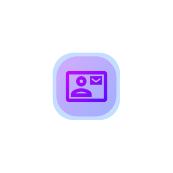 design contact outlined minimalist png
