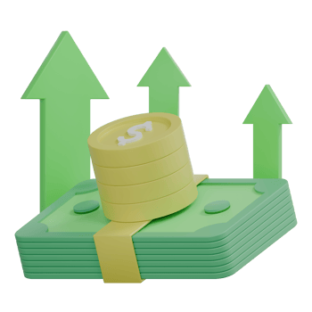 3D Render Profit Icon png