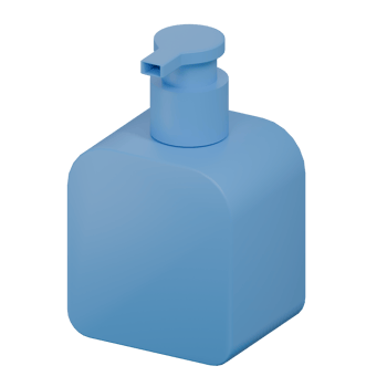 3D Render Liquid Shampoo png
