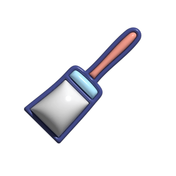 Vibrant 3D Housekeeping and Tidy Icons png