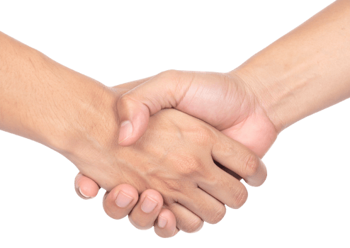 handshake isolated on transparent background png