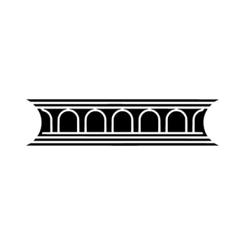 Geometric Archway, Minimalist, Modern Emblem - Minimalism vector