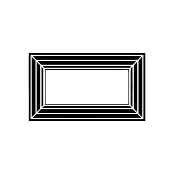 Geometric Frame, Minimalist Composition, Negative Space vector