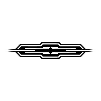 Geometric Tribal Accent, Modern vector