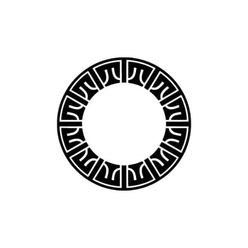Geometric Circle Motif, Minimalist, Sacred Symbol vector