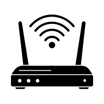 Wireless Router Icon vector