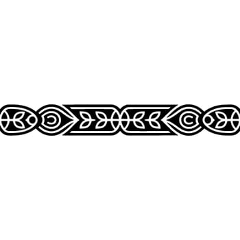 Intricate Celtic Border, Vintage, Ornamental Detail - Ornament vector