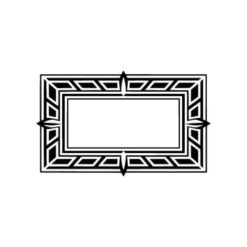Art Deco Frame, Geometric Elegance, Minimalist - Art deco vector