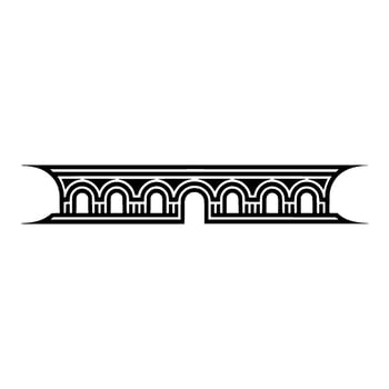 Geometric Archway, Minimalist , Architectural Detail, Minimalism vector
