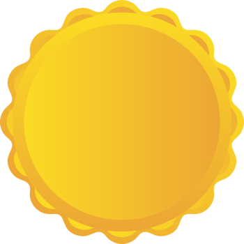 The gold circle logo png