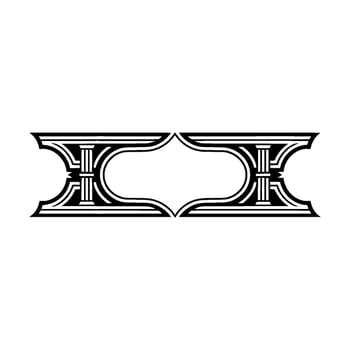 Art Deco Ornament, Geometric Border, Vintage, Retro - Art deco vector