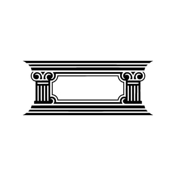 Geometric Classical Frame, Minimalist - Architecture vector