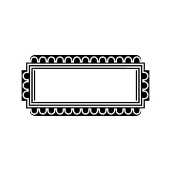 Art Deco Frame, Elegant Border, Minimalist, Geometric - Art deco vector