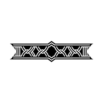 Art Deco Border, Intricate Geometric, Vintage Elegance vector