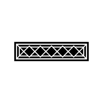 Geometric Deco Border, Minimalist, Abstract - Pattern vector
