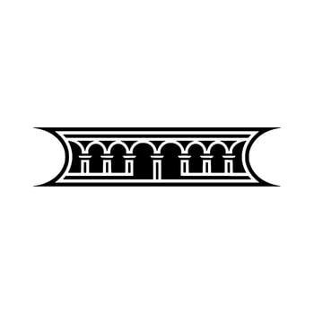Art Deco Archway, Geometric Ornamentation, Vintage, Retro - Art deco vector