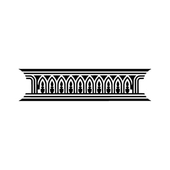 Art Deco Ornament Border, Geometric, Elegant Detail - Decorative - Art deco vector