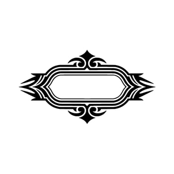 Elegant Vintage Frame, Decorative Border, Classic - Symmetry vector