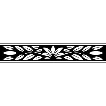 Elegant Laurel Wreath Border, Vintage vector