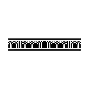 Art Deco Border, Geometric Ornament, Elegant - Art deco vector
