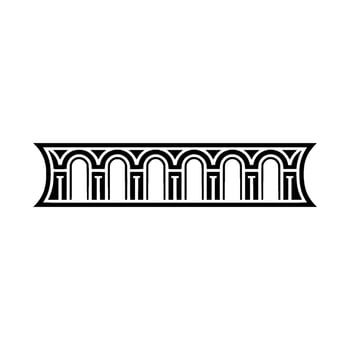 Art Deco Ornament, Geometric, Minimalist Style vector