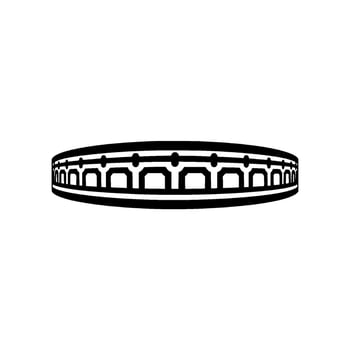 Geometric Drum Motif, Minimalist vector
