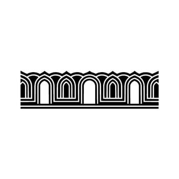 Geometric Archway Border, Minimalist - Arch vector