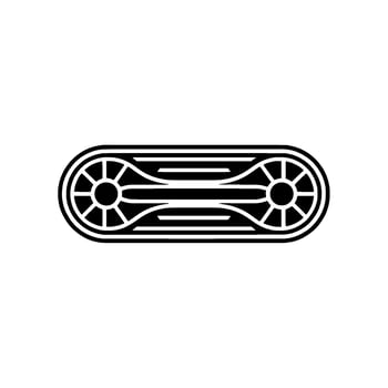 Minimalist Electric Scooter Emblem, Modern Transportation vector