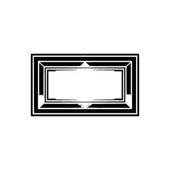 Geometric Frame, Gradient Contrast, Minimalist vector