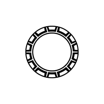 Geometric Portal, Minimalist Circle - Symmetry vector