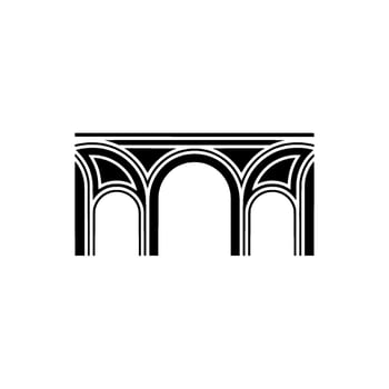 Elegant Gothic Archway, Minimalist vector