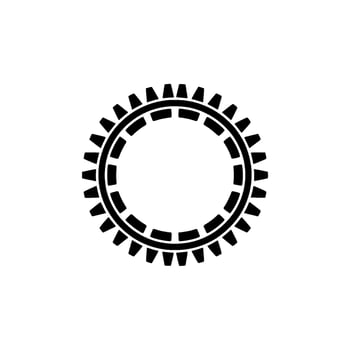 Minimalist Circular Gradient - Retro Audio Control vector