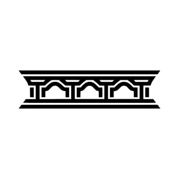 Geometric Archway, Minimalist, Architectural Motif, Lineart vector