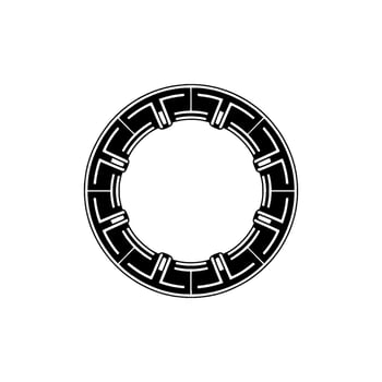 Geometric Circle Pattern, Minimalist , Circular Motif - Illustration vector
