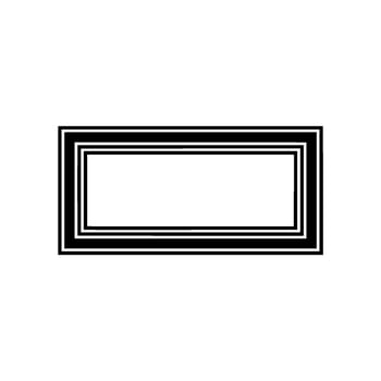 Geometric Minimalism, Layered Rectangle, Subtle Contrast vector