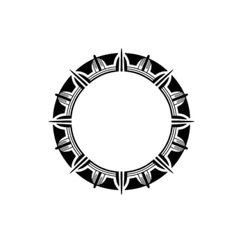 Geometric Circle Emblem,Minimalist , Circular Motif - Illustration vector
