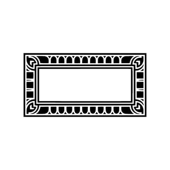 Art Deco Frame, Elegant Border, Vintage , Minimalist Style - Artdeco vector