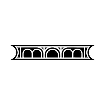 Geometric Deco Emblem, Minimalist , Vintage Aesthetic, Line art vector