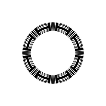 Geometric Circle Pattern, Minimalist , Modern Abstract - Minimalism vector